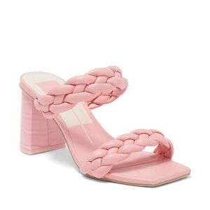 Dolce Vita Paily Braided Heeled Sandal Pink Size 8